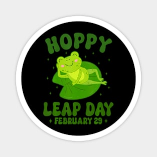 Funny Frog Hoppy Leap Day February 29 Birthday Leap Year Magnet